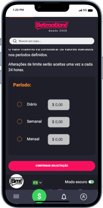 Recursos de jogo responsável na Betmotion