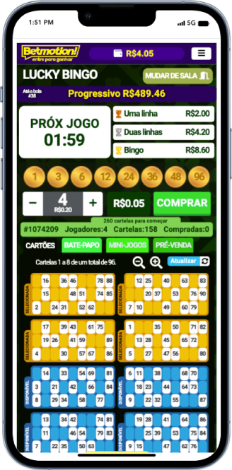 Exemplo bingo Betmotion